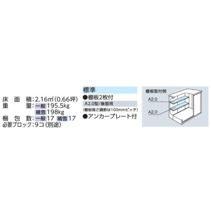 ヨド物置エルモ LMD-1815 標準高タイプ 一般型 中・大型物置 屋外 物 