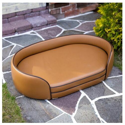 オーバル oval（サンコウ）【受注生産 ペットソファー ラグジュアリー ペット ソファー 犬 猫 動物 セミオーダー 国産 防菌・防汚・抗菌ウレタンの画像