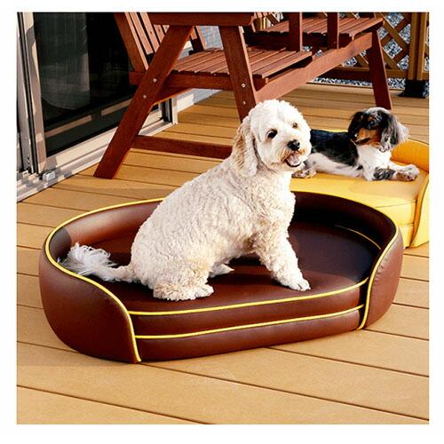 オーバル oval（サンコウ）【受注生産 ペットソファー ラグジュアリー ペット ソファー 犬 猫 動物 セミオーダー 国産 防菌・防汚・抗菌ウレタンの画像