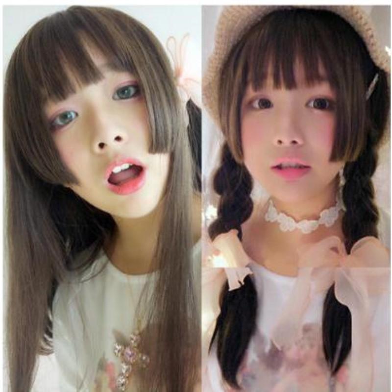 姫カット フル ウィッグ ロング ストレート 小顔 ぱっつん 姫髪 自然 原宿 ロリータ 高品質 耐熱 ブラック 送料無料 Exlmkab104 Exlead Japan 通販 Yahoo ショッピング