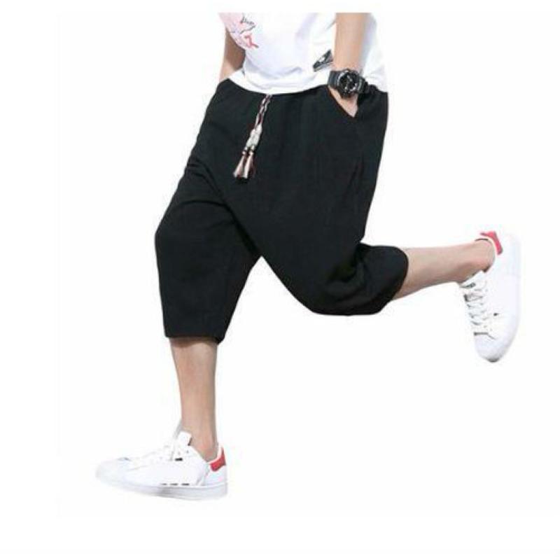 3xl ブラック 黒 サルエルパンツ メンズ ハーフパンツ ショートパンツ サルエル 麻 夏 七分丈 半ズボン おしゃれ 調整紐 送料無料 Exlwnab355 Exlead Japan 通販 Yahoo ショッピング