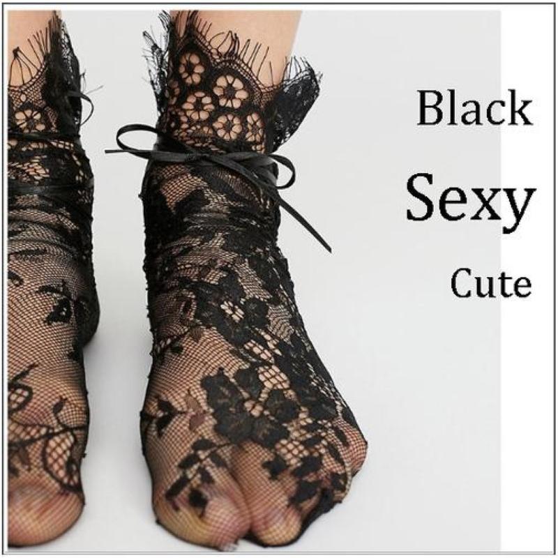 レディース レース 黒 ソックス ストッキング アシメ チュールソックス セクシー ガーリー 送料無料 Exlzfaa014 Exlead Japan 通販 Yahoo ショッピング