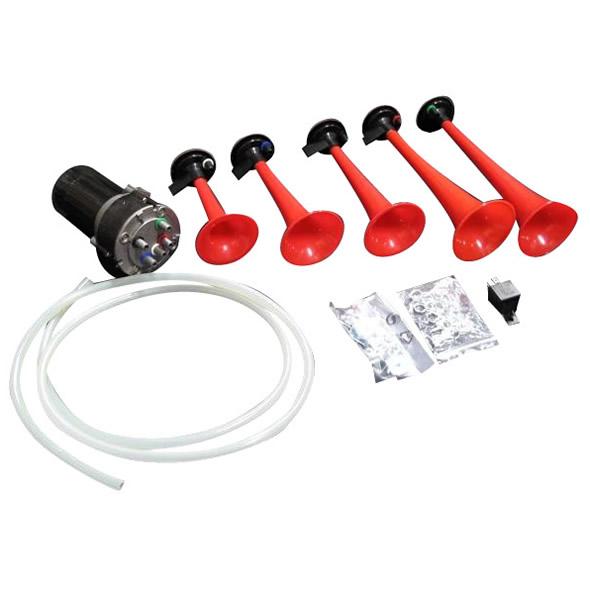 Vミュージックエアーホーン 5連 Be 757 車 イベント パーツ クラクション ラッパ 音楽 取り付け 交換 バイク Zab Exlead Japan 通販 Yahoo ショッピング