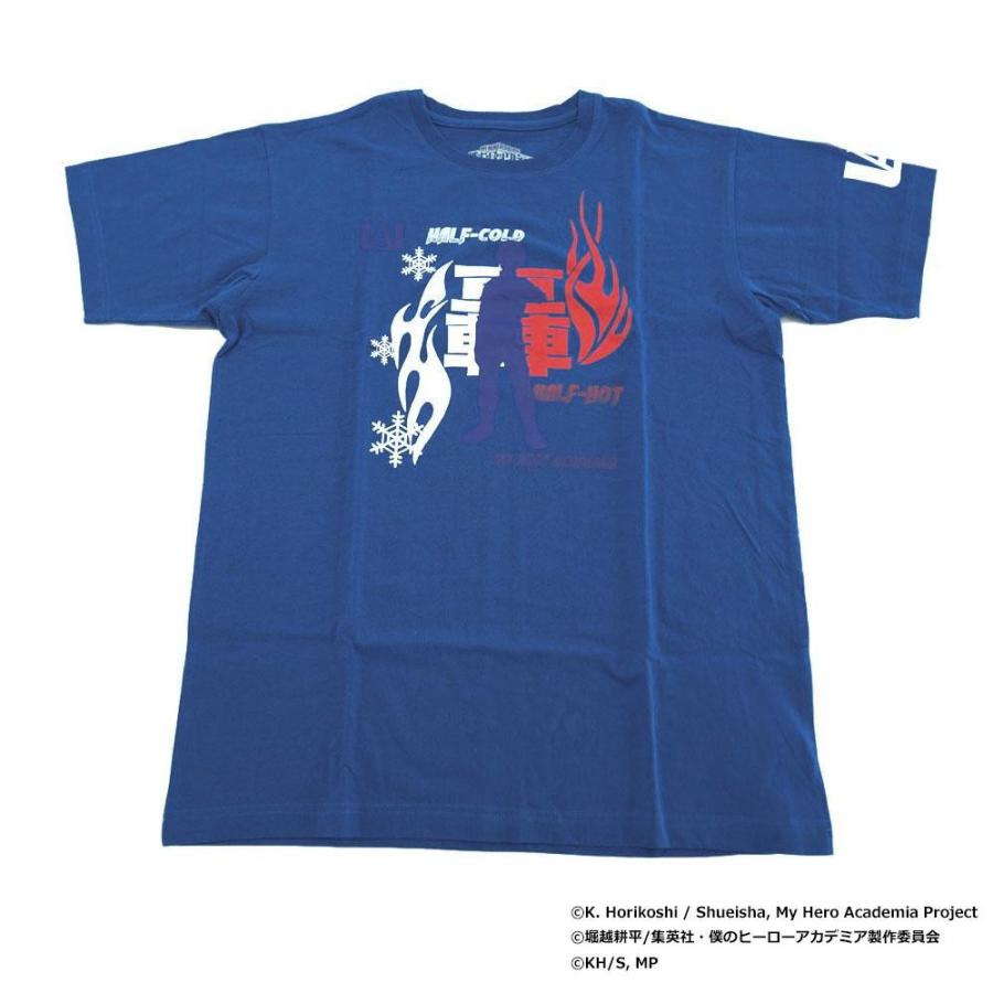 僕のヒーローアカデミア Tシャツ 轟焦凍 シルエット X513 3 022 ブルー Zab Exlead Japan 通販 Yahoo ショッピング
