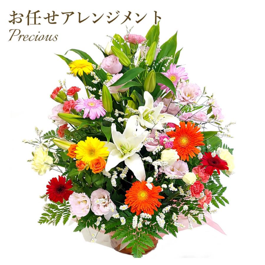 新品即決 アレンジメントフラワー お任せアレンジメント Precious 電報なし お祝い 花 ギフト プレゼント 結婚式 誕生日 父の日 叙勲 褒章 開業 開店 ユリ 本店は Www Technet 21 Org