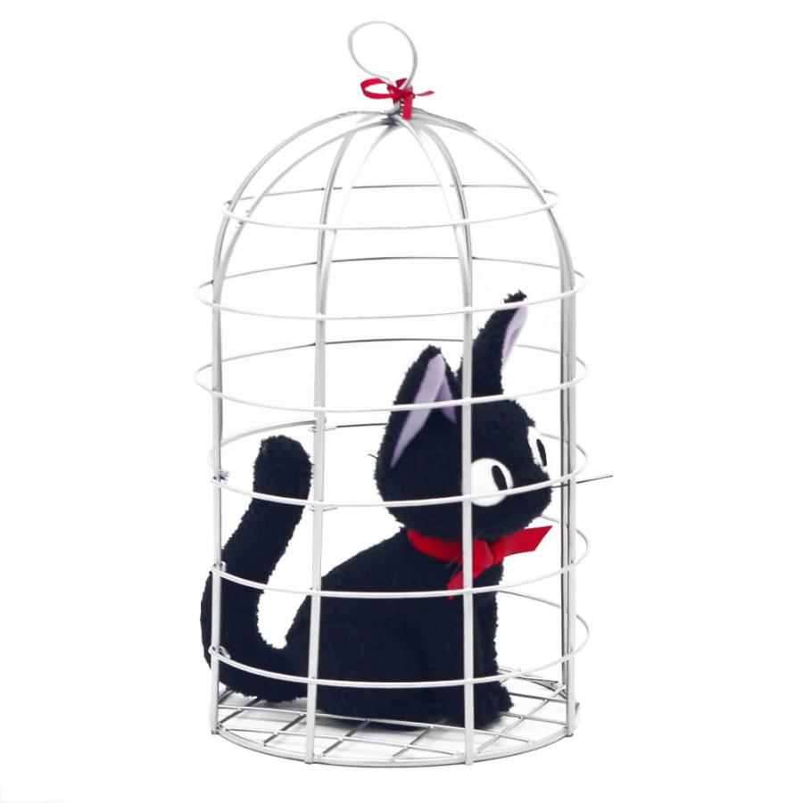 スタジオジブリ ぬいぐるみ「ジジ カゴ入り 座/立ち M(魔女の