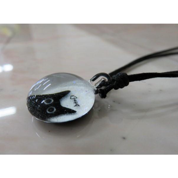 アクセサリー　THAI VETRO　タイベトロ　ペンダント S　サークル型　ネコ　猫　ハンドメイド　ガラスジュエリー　 |  | 02