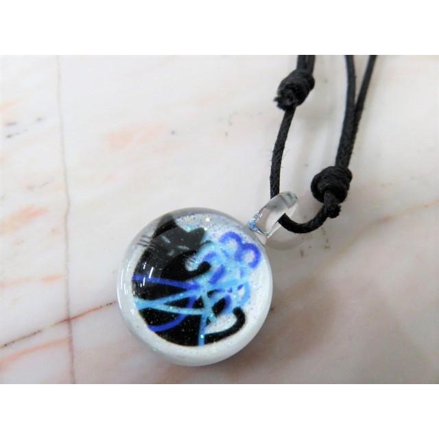 アクセサリー　THAI VETRO　タイベトロ　ペンダント S　サークル型　ネコ　猫　ハンドメイド　ガラスジュエリー　 |  | 01