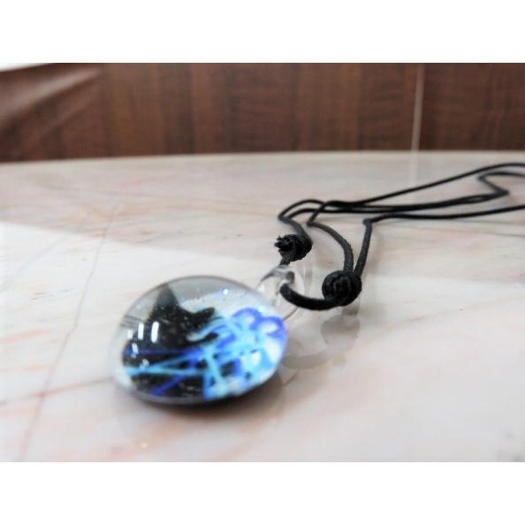 アクセサリー　THAI VETRO　タイベトロ　ペンダント S　サークル型　ネコ　猫　ハンドメイド　ガラスジュエリー　 |  | 02