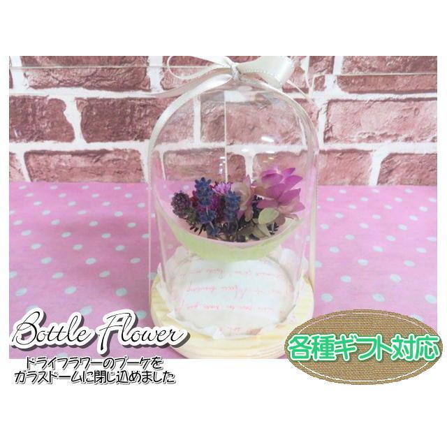 ボトルフラワー　ドライフラワー　フラワーギフト　ガラス瓶　ガラスドーム　フラワーアレンジ　おしゃれ　ギフト |  | 03
