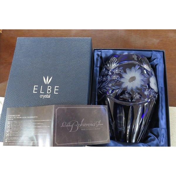 ELBE crystal  エルベクリスタル 花瓶 フルーツ ブランドBOX入り｜exmart｜05