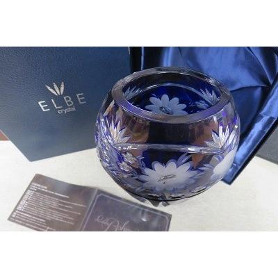 ELBE crystal  エルベクリスタル 花瓶 フルーツ ブランドBOX入り｜exmart｜06