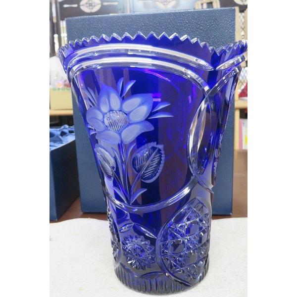 エルベクリスタル(Elbe Crystal) 花瓶「ボヘミアンクラシック」20.5cm