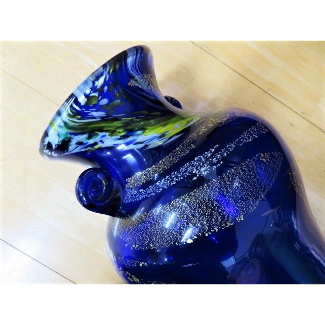花瓶 琉球ガラス ガラス 花器 青 ブルー 濃青 おしゃれ 爽やか 花瓶 琉球ガラス ガラス 花器 青 ブルー 濃青 おしゃれ 爽やか