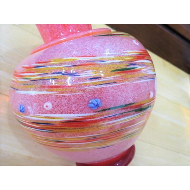花瓶　琉球ガラス　赤系　オレンジ　ガラス　花器　おしゃれ　ギフト　お祝い |  | 03