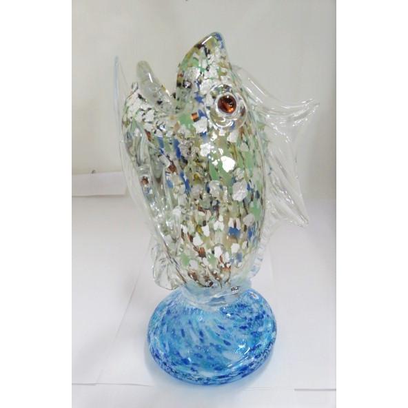 花瓶 琉球ガラス ガラス 銀彩鯉花瓶 花器 花瓶 高級感 おしゃれ ギフト