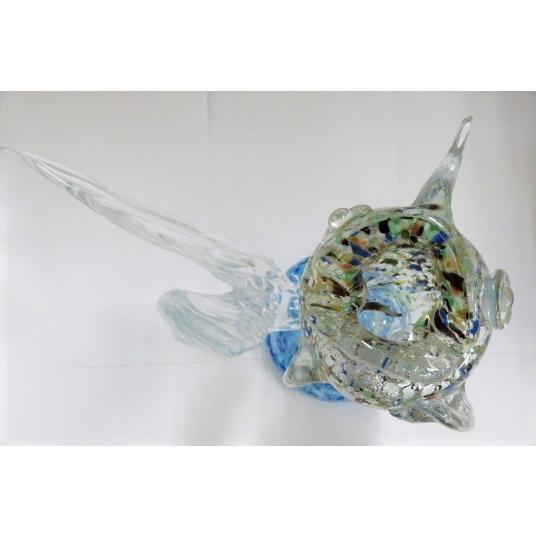 花瓶 琉球ガラス ガラス 銀彩鯉花瓶 花器 花瓶 高級感 おしゃれ ギフト