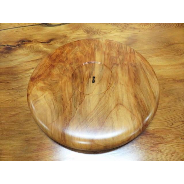 盆 丸盆 木製 屋久杉 お盆 長寿 ギフト 天然木 お祝い 和風 : EX.mart