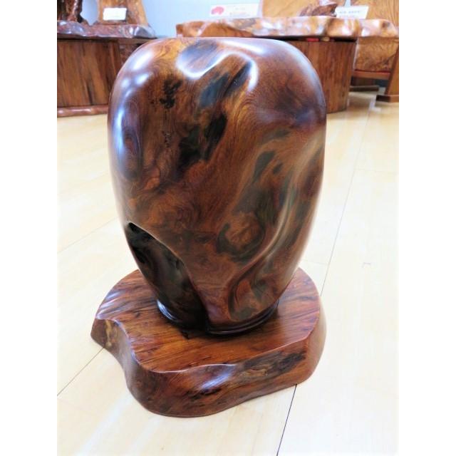 屋久杉壺天然木置物工芸品