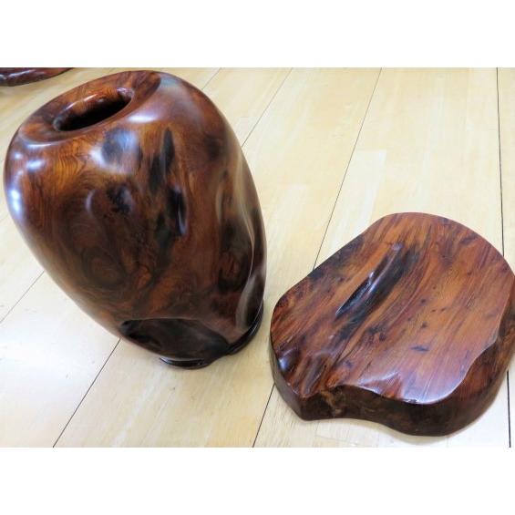 屋久杉　壺　天然木　置物　工芸品 屋久杉壺天然木置物工芸品