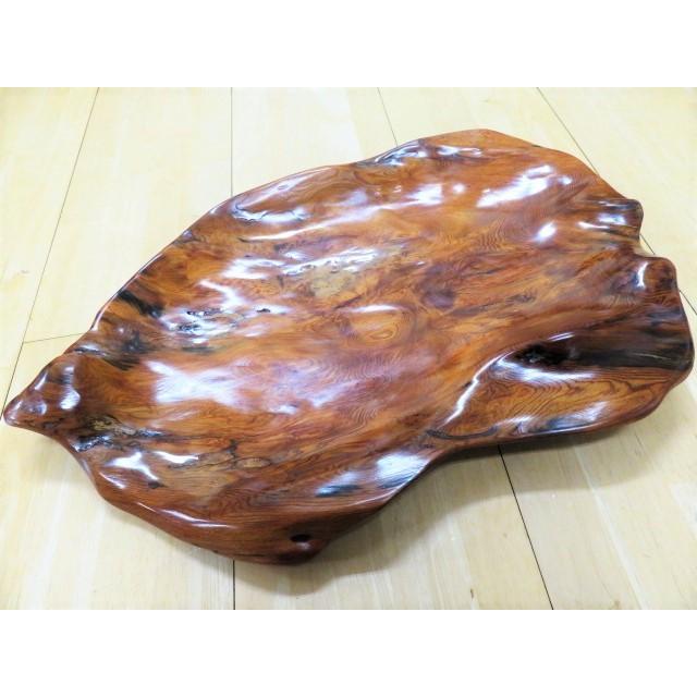 皿　木製　屋久杉　自然皿　大　長寿　ギフト　天然木　お祝い　和風