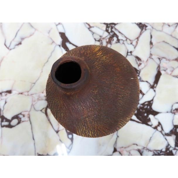 花瓶　花器　フラワーベース　陶器　ブラウン　23ｃｍ　シンプル　ナチュラル |  | 02