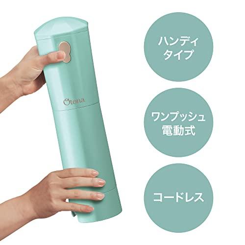 ドウシシャ Otona 大人のふわふわかき氷器ハンディタイプ コードレス 刃の高さ調節機能付 バラ氷専用 レシピ付 パステルターコイズ｜exp-market｜03