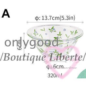 ボウル かわいい サラダボウル 北欧 おしゃれ 食器 キッチン雑貨 カトラリー お皿 プレート 食器皿 クリア 総柄 小物｜exp-shop｜02