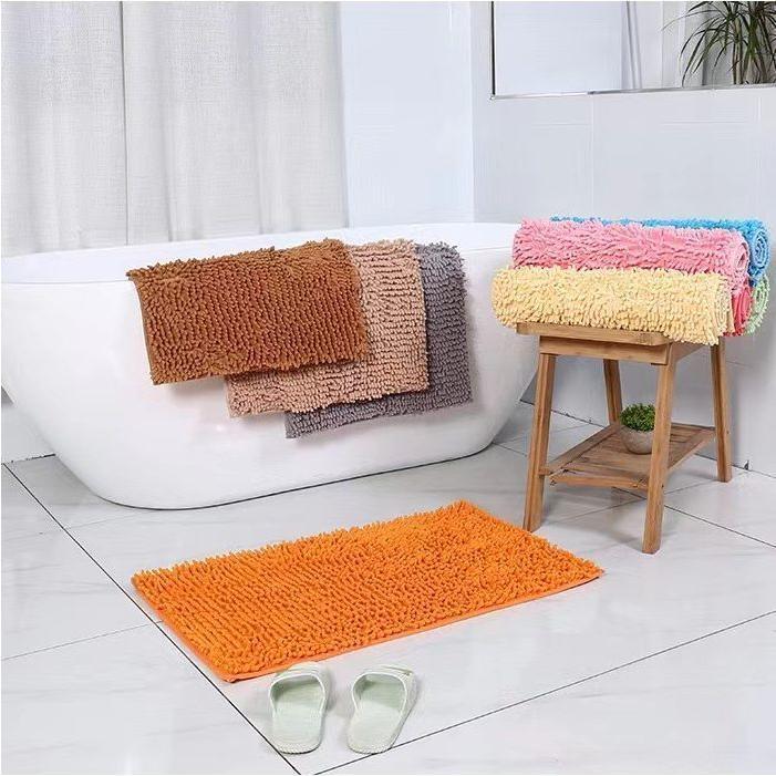 バスマット 玄関マット 洗面所マット トイレマット フロアマット 足ふきマット 無地 40 60cm シンプル お風呂場 バスルーム 脱衣所