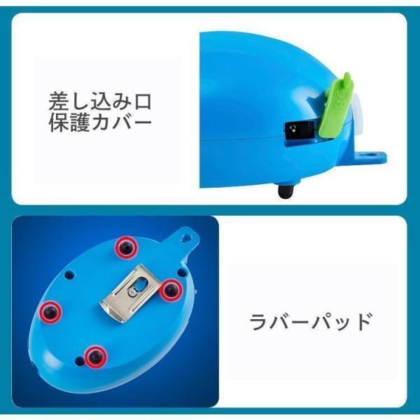 エアーポンプ 釣り 水槽 充電式 USB充電 フック付き 小型 軽量 静音 携帯式 酸素ポンプ 持ち運び 便利 生き餌 生かし 釣り用品 アクアリウム｜exp-shop｜10