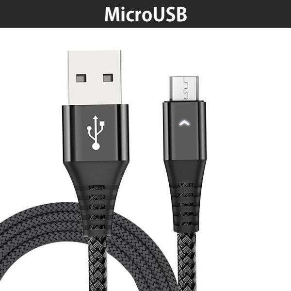 iPhone 充電ケーブル 3本セット スマホ ケーブル 0.3m 1.2m 1.8m Lightning 8Pin microusb Type-C iPhone11 iPhone各種 Galaxy Android ストラップ｜exp-shop｜11