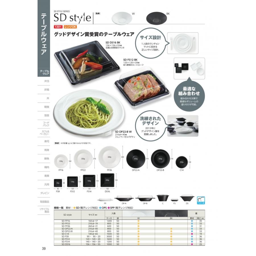 SD　style　FS9　W　本体のみ　3000枚入　#946087　ケース販売　大型商品　取り寄せ品　中央化学_1