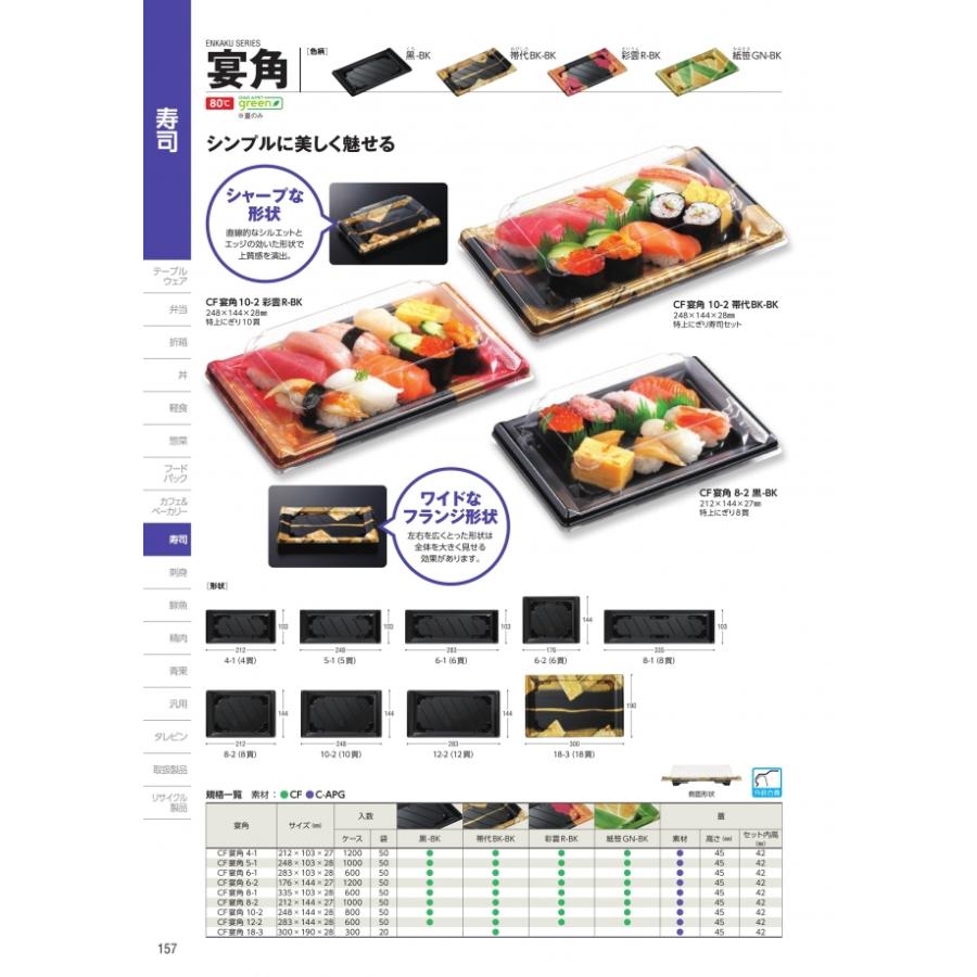 CF　宴角　10-2　蓋のみ　C-APG　800枚入　#367334　ケース販売　大型商品　取り寄せ品　中央化学_1