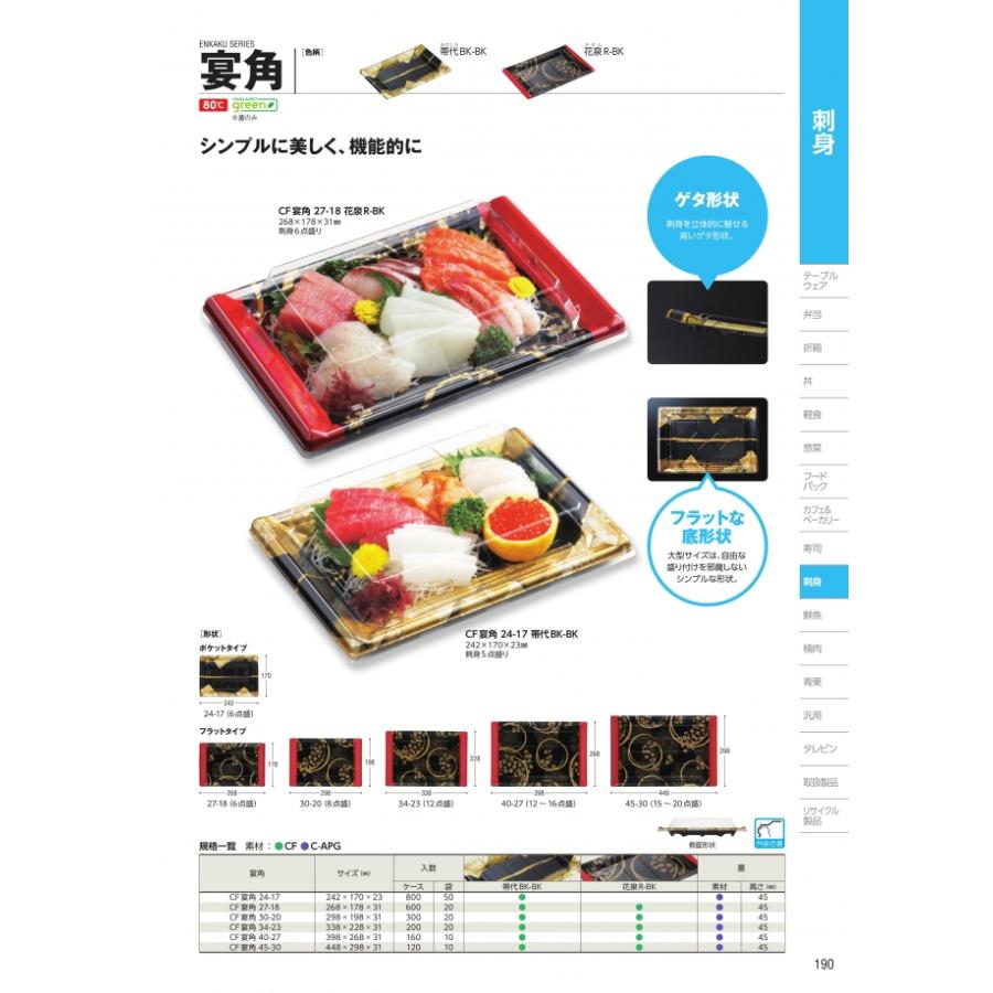 CF 宴角 30-20 帯代 BK-BK 本体のみ 300枚入 #178301 ケース販売 大型商品 取り寄せ品 中央化学の画像