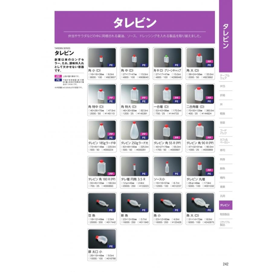 ケースのみ タレビン 魚 小 16000個入 #120428 ケース販売 大型商品 取り寄せ品