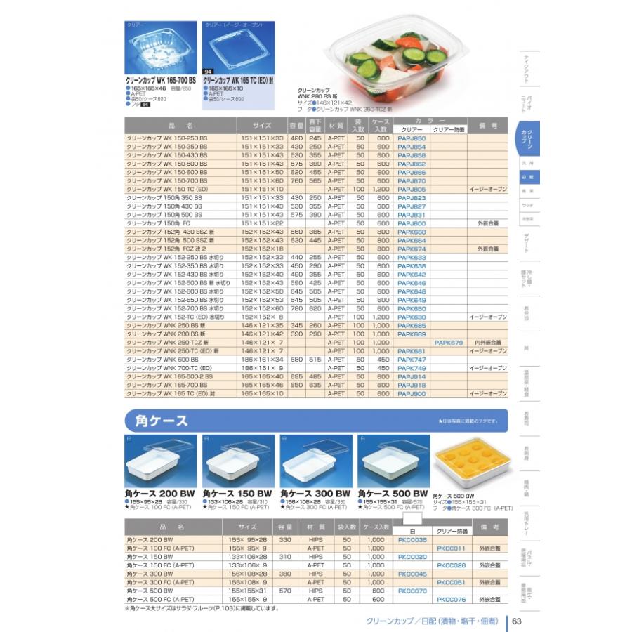 バイオ　WK　152-650　BS　水切り　クリアー　本体のみ　#PABW686　600個入　ケース販売　大型商品　取り寄せ品　リスパック_2