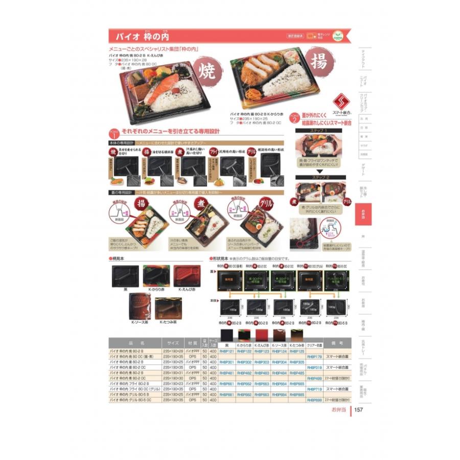 バイオ 枠の内 焼 80-2 Ｂ 本体のみ K-からり赤 #RHBP122 400個入 入れもの売りわたす 大型商いもの 取り寄せ品 栗鼠風呂敷き包み