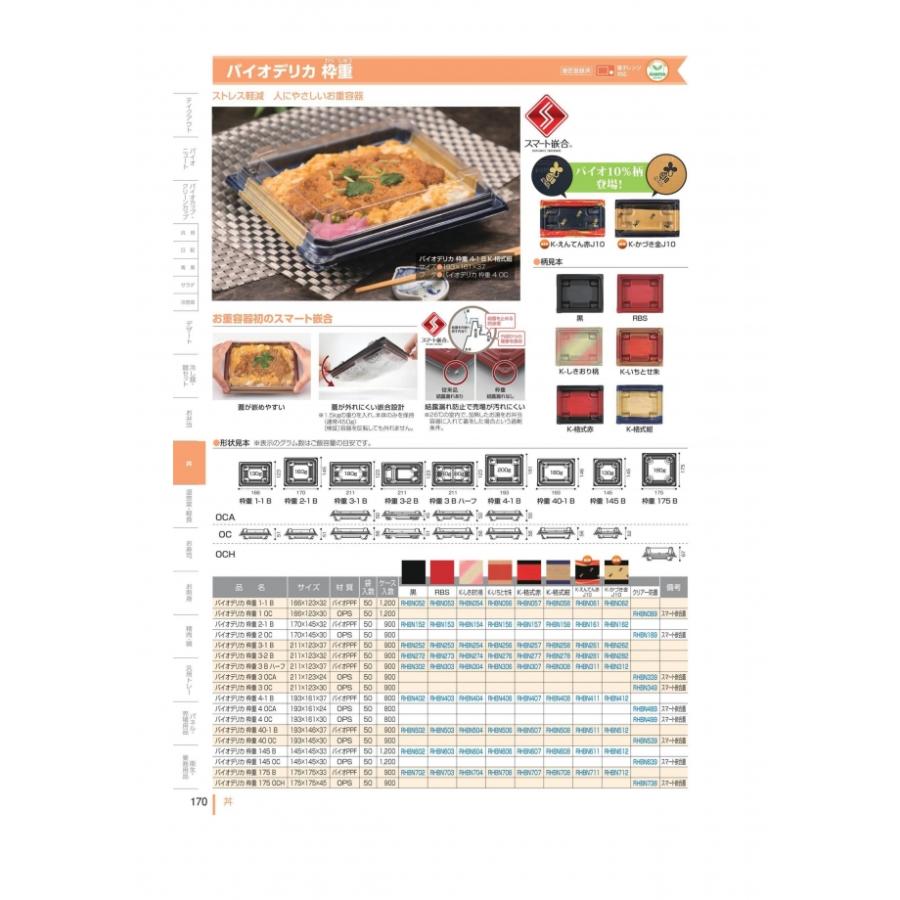 バイオデリカ　枠重　2-1　B　本体のみ　黒　#RHBN152　900個入　ケース販売　大型商品　取り寄せ品　リスパック_1