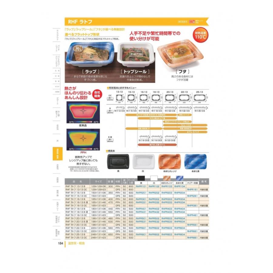 RHF ラトフ 16-13 B 本体のみ あたまオレンジ色 PPH #RHPR303 600個入 入れもの売りわたす 大型商いもの 取り寄せ品 栗鼠風呂敷き包み