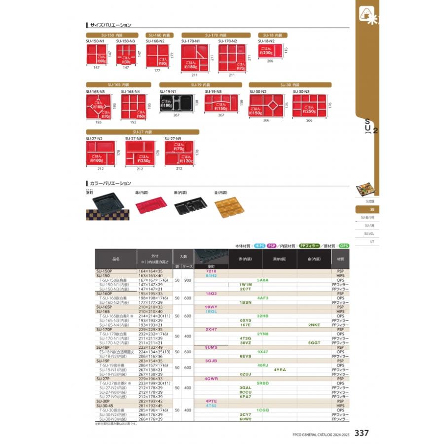 SU-170-N2　金(内装)　本体のみ　211×211×21mm　400枚入　78281702　5GGT　ケース販売　大型商品　取り寄せ品　エフピコ_1