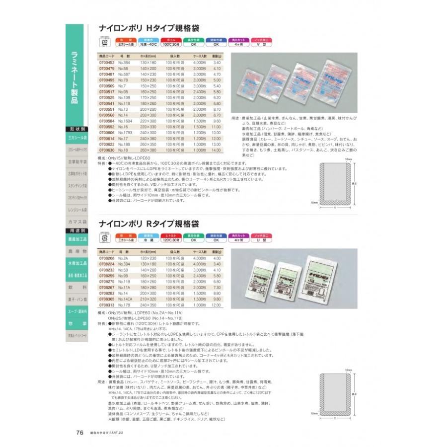 春夏新作モデル 福助工業 ナイロンポリ袋 R No.14 1ケース1,500枚 fawe.org
