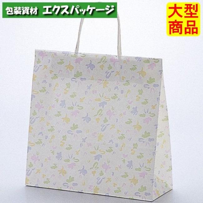 手提袋 ラッピーバッグ No.3 花ふぶき 300枚 0120707 ケース販売 大型