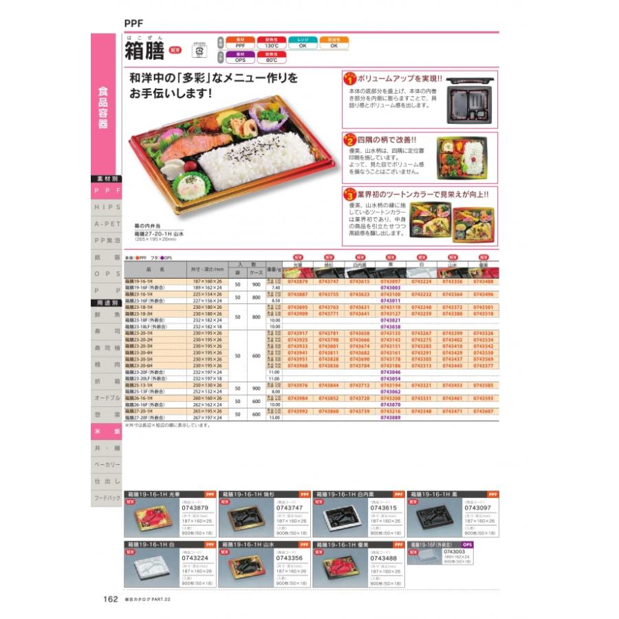 箱膳　25-13-1H　黒　本体のみ　900枚　0743194　ケース販売　大型商品　取り寄せ品　福助工業_1