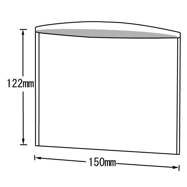 耐油袋　Mパック　20号　150×122mm　白無地　100枚入　オリジナル｜expackage｜02