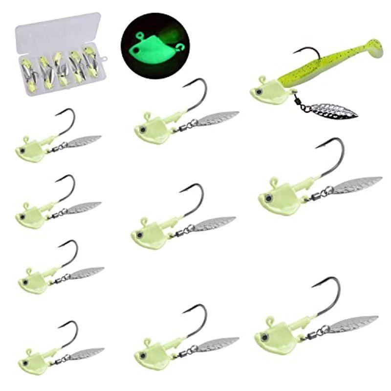 ハイアピール ロックフィッシュ 根魚 ジグヘッド針 ブレード付きルアー バス釣り バス シーバス ジグヘッド 10本蛍光色セット 10 7g その他ハードルアー 日本の職人技 Www 10cartorio 10tabnotas Com Br