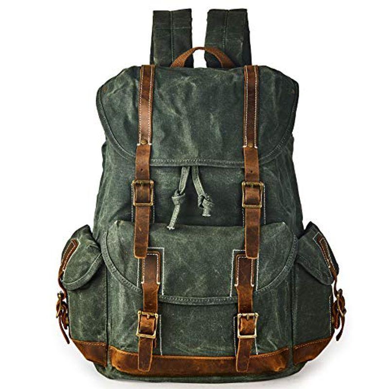 Brass Tacks Leathercraft エクスパンションのbrass メンズ リュックサック エクスパンション アメリカのブランド 15 6インチノ メンズファッション Tacks 防水オイルワックスキャンバス おすすめネットの