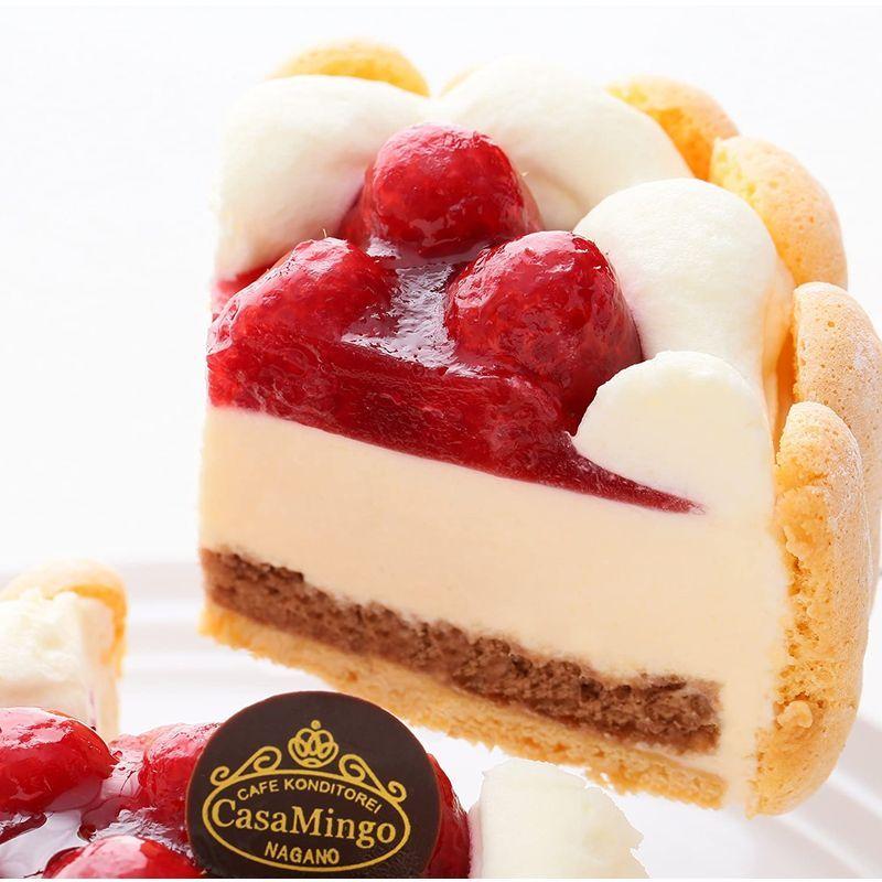 洋菓子店カサミンゴー チーズケーキ 最高級洋菓子 特注ハート型シュス木苺レアチーズケーキ 14cm 特注ハート型シュス木苺レアチーズケーキ エクスパンション 016 14cm 必ず日時指定便をお選びください