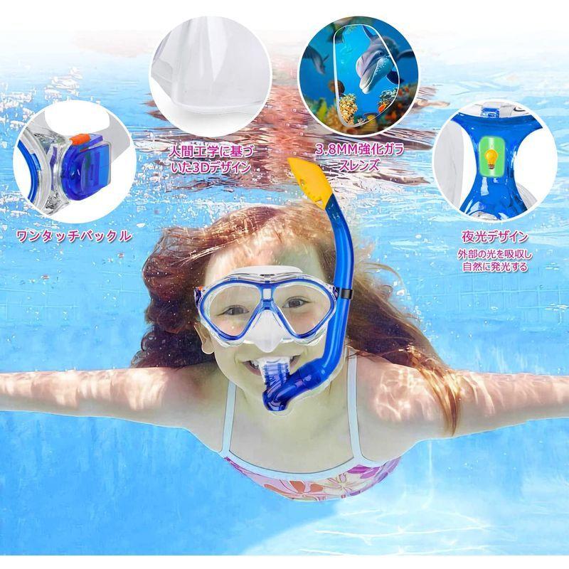 ポイント10倍 子供用 マスク ダイビング スノーケル シュノーケリング セット シュノーケル Gintenco 水中メガネ ドライスノーケ 潜水 ゴーグル シュノーケル Www We Job Com