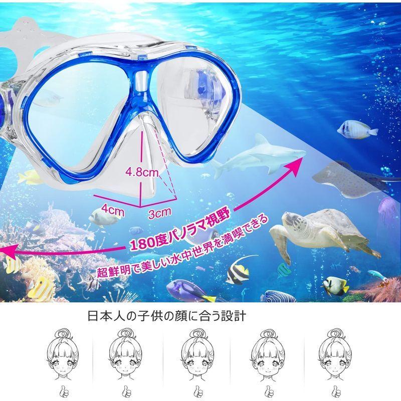 ポイント10倍 子供用 マスク ダイビング スノーケル シュノーケリング セット シュノーケル Gintenco 水中メガネ ドライスノーケ 潜水 ゴーグル シュノーケル Www We Job Com