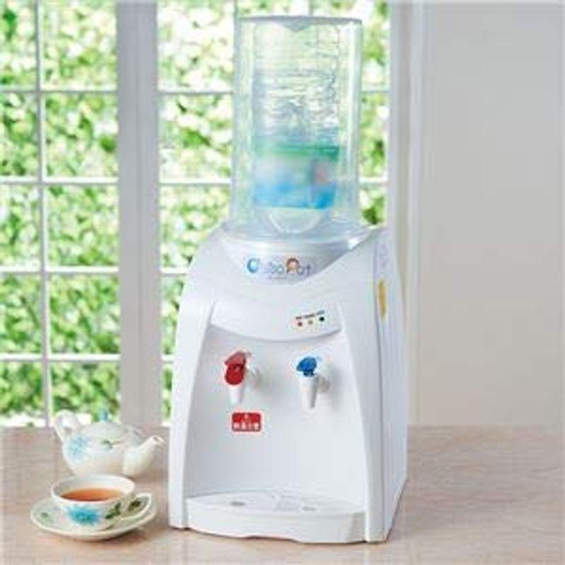 温冷水 ウォーターサーバー 幅27cm コンパクト設計 卓上対応 ペットボトル対応 おいしさポット ダイニング キッチン 新しく着き